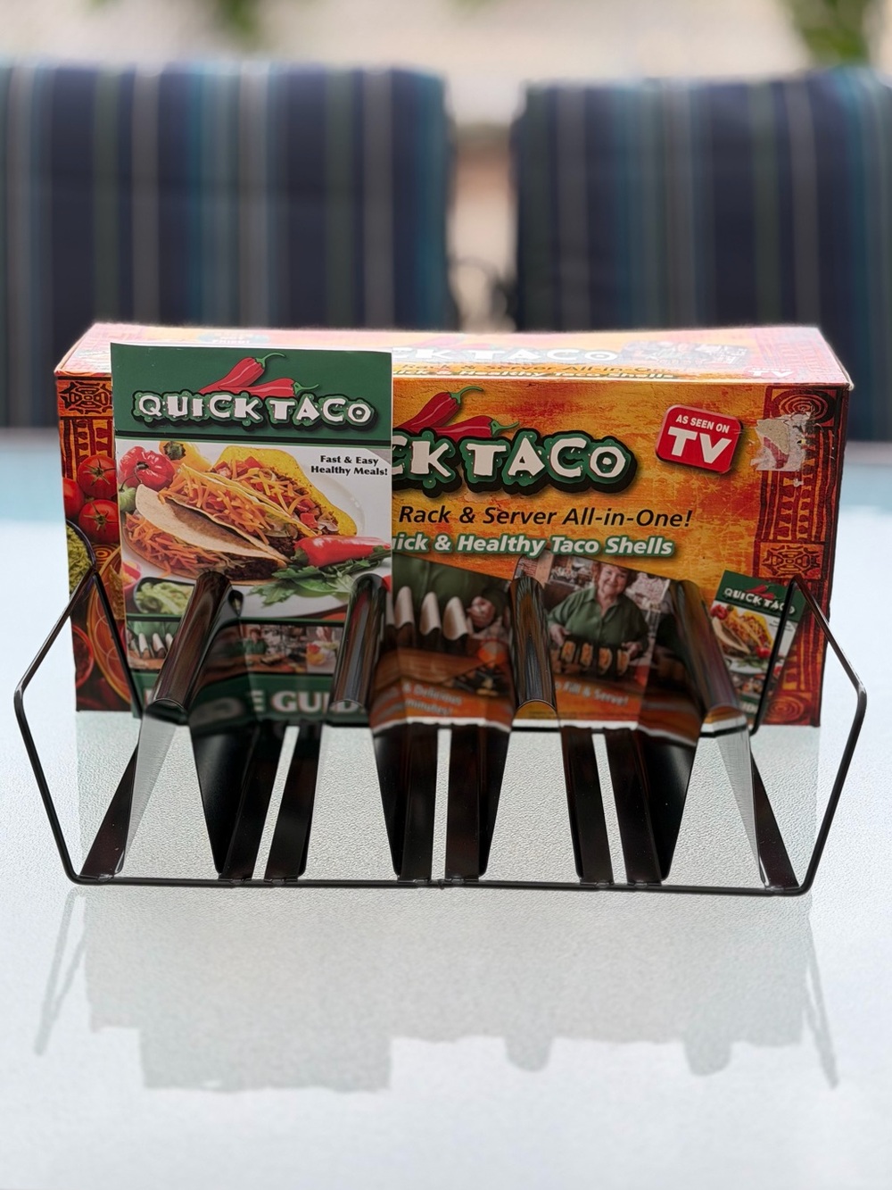Quick Taco Non-Stick Baking Rack & Server All-in-One As Seen On TV